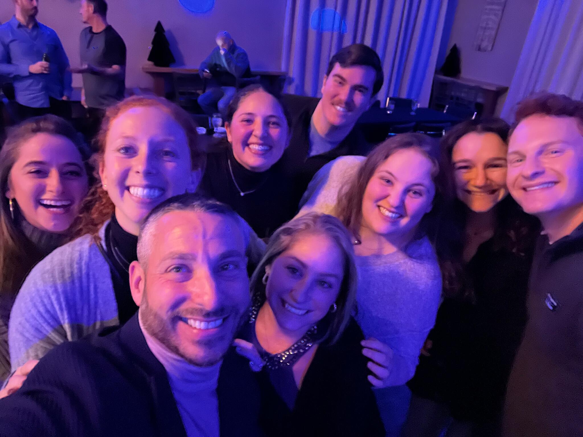 Pickus family cousins celebrating Matt's 40th birthday