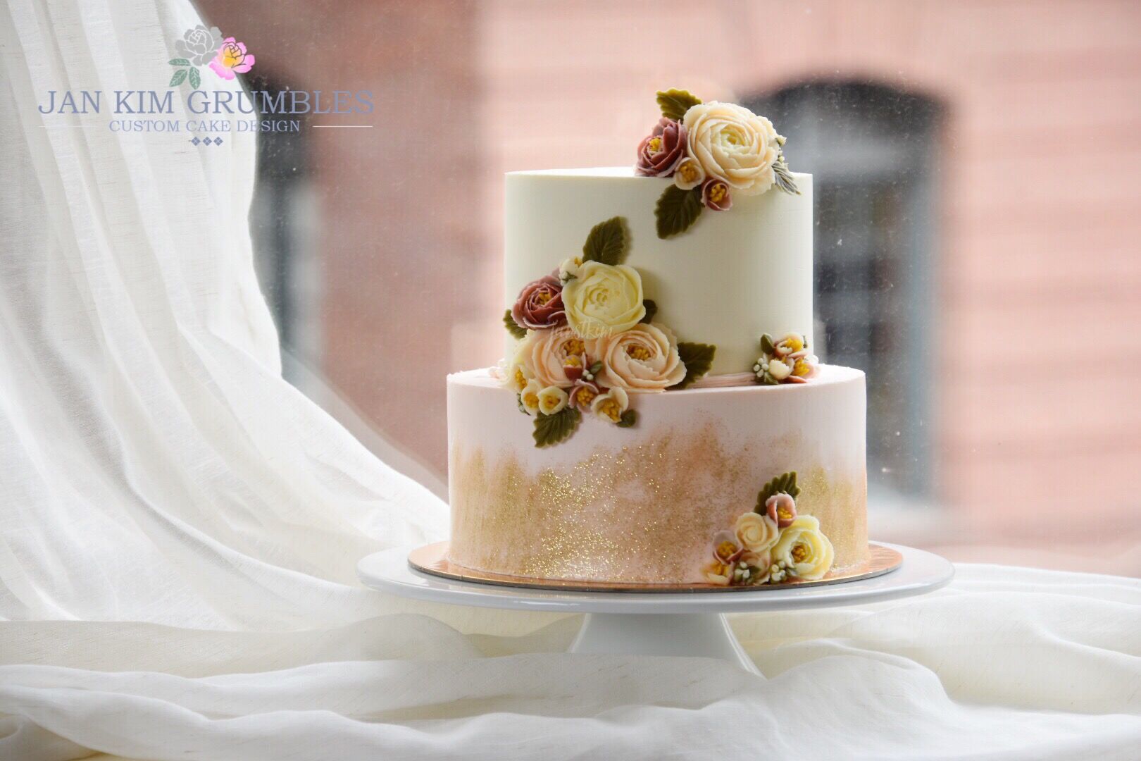 Jan Kim Grumbles Custom Cake  Design Wedding Cakes  