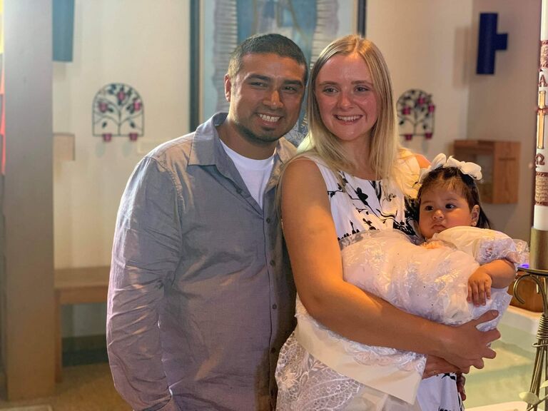 Became God Parents to Nevaeh together!