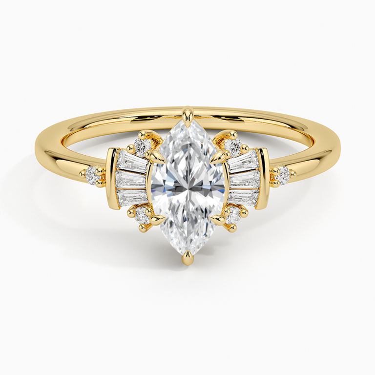 Daphne Art Deco Engagement Ring