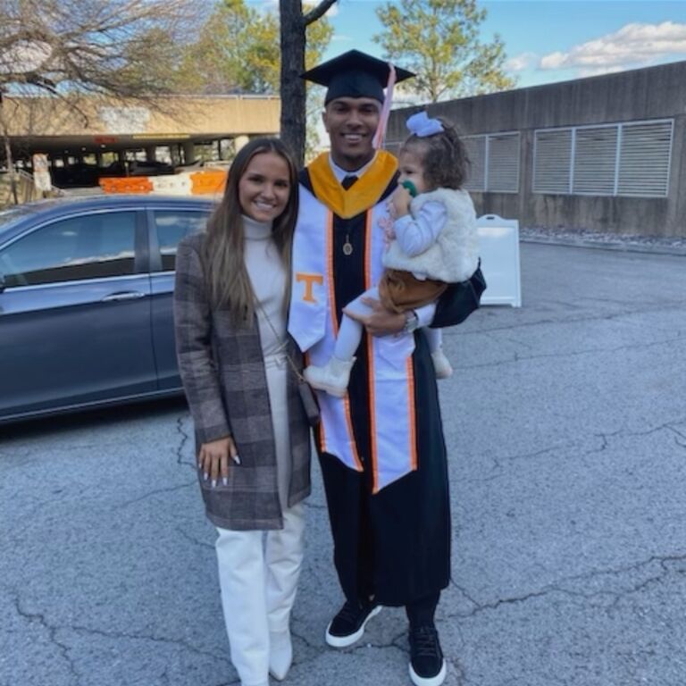 Cheyenne graduated with his master’s degree, marking the end of their chapter in Tennessee—for now. Now, the family of three is gearing up for their exciting move to Dallas!