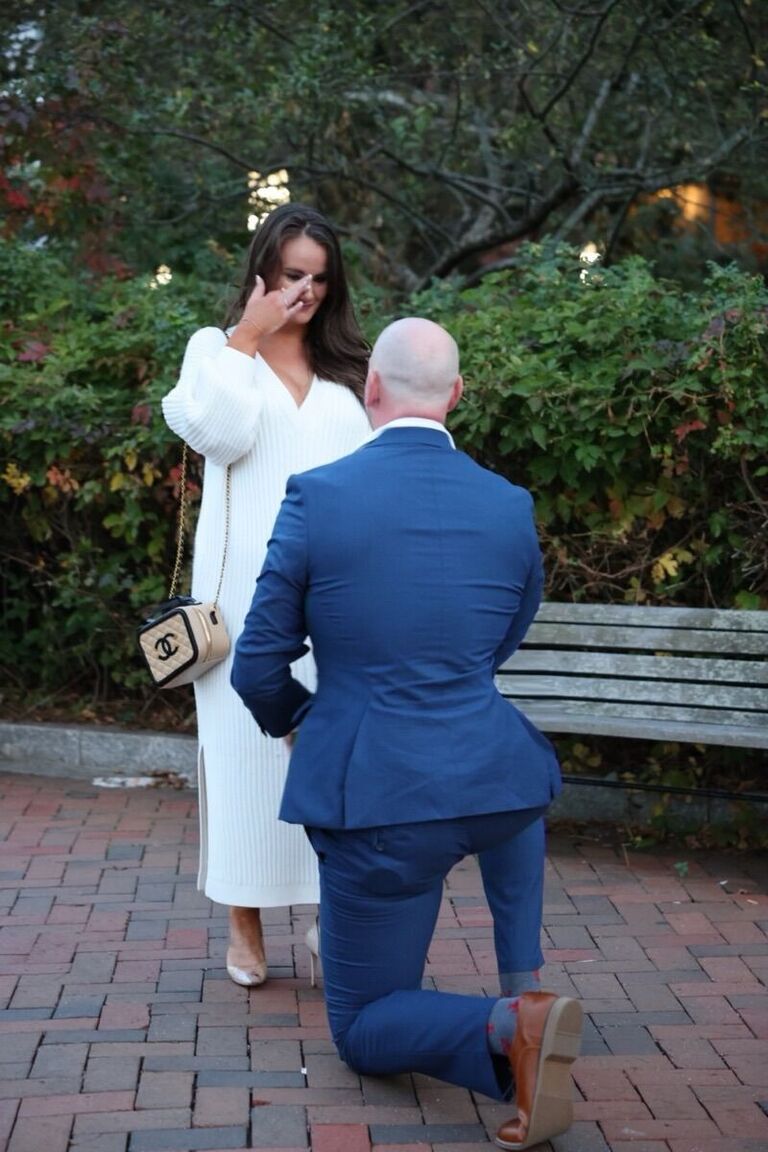 Our Engagement! The best day ever (aside from our wedding day): our engagement in Boston, MA.