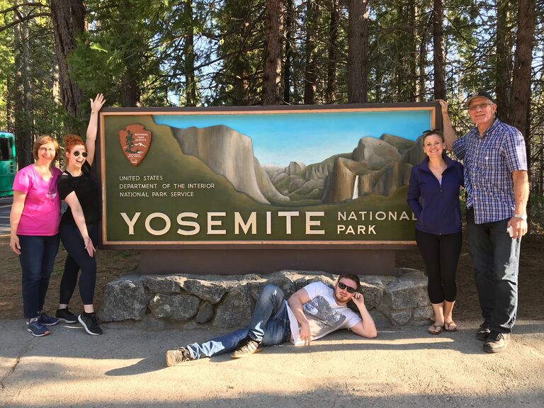 Got to see Yosemite together with Lindsey's mom, dad, and sister, Leslie