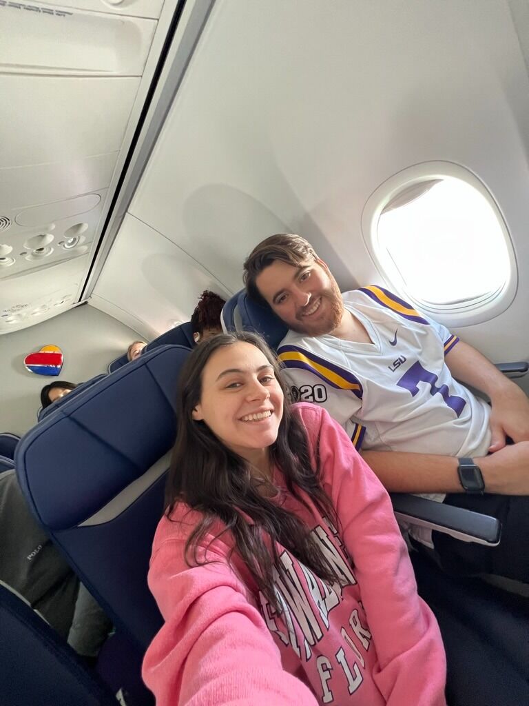 Went on our first plane ride together to Seek 23 in St. Louis, MO!