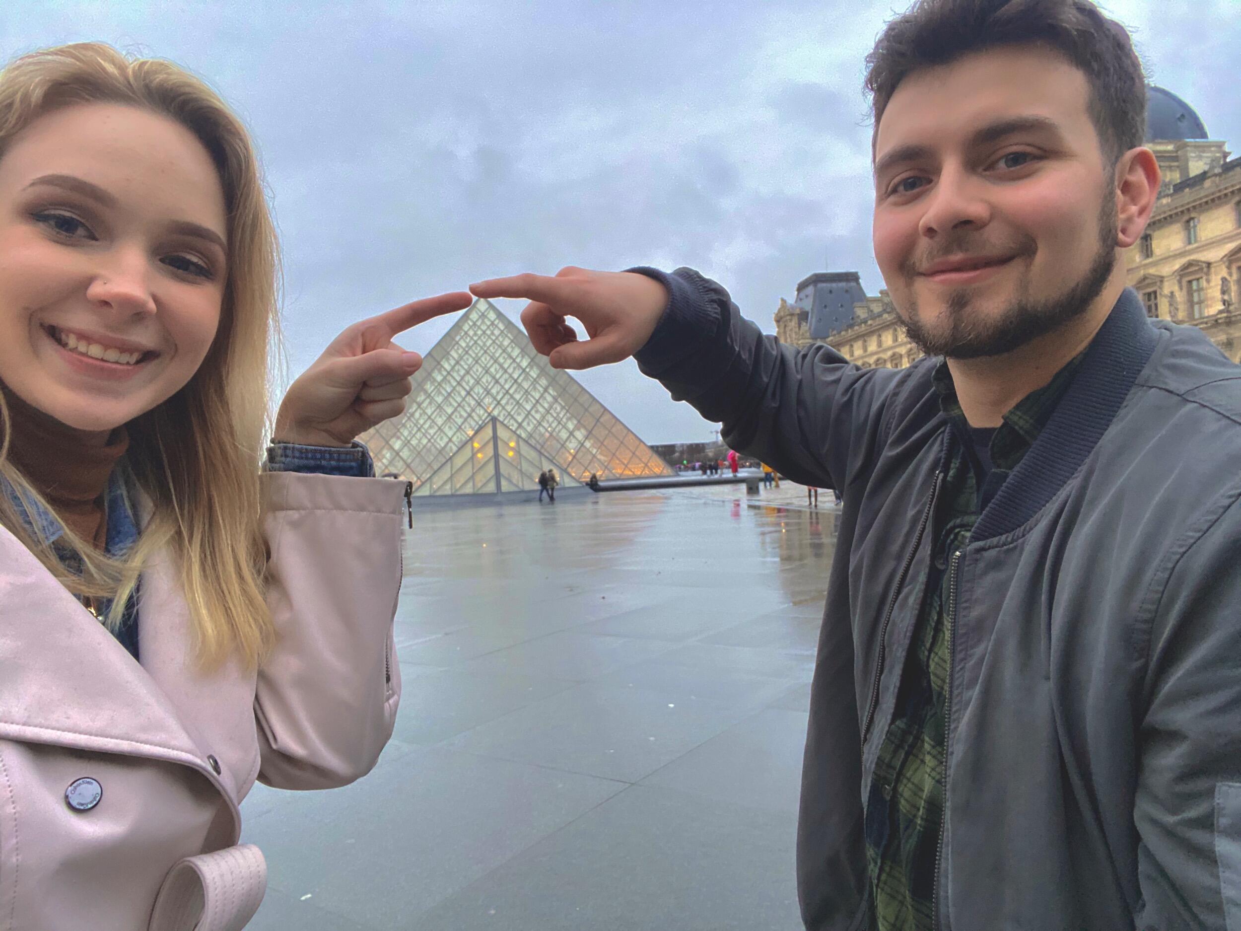 A very spontaneous trip to Paris! The Louvre. 