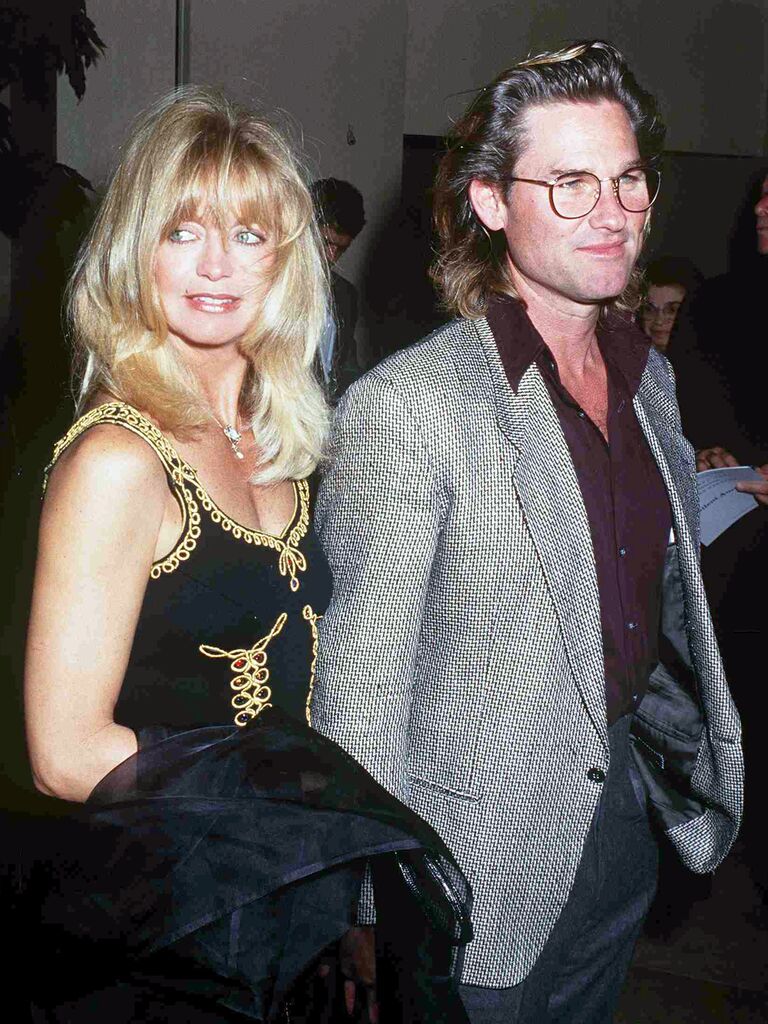Goldie Hawn and Kurt Russell in 1992