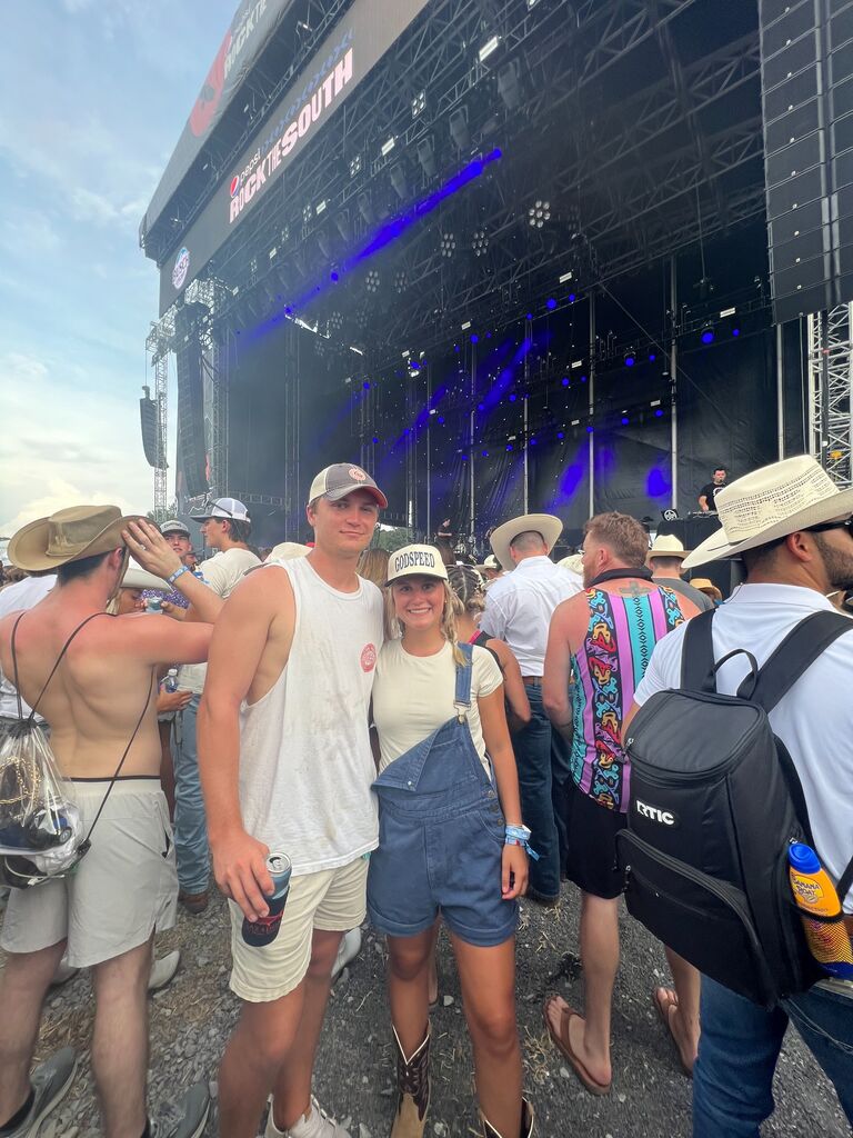 Matt and Morghan traveled with friends to Cullman, Alabama to watch Zach Bryan and others at the Rock the South Music Festival!