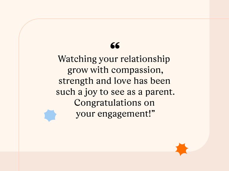 Quote card with sweet well-wishes from a parent to a child.