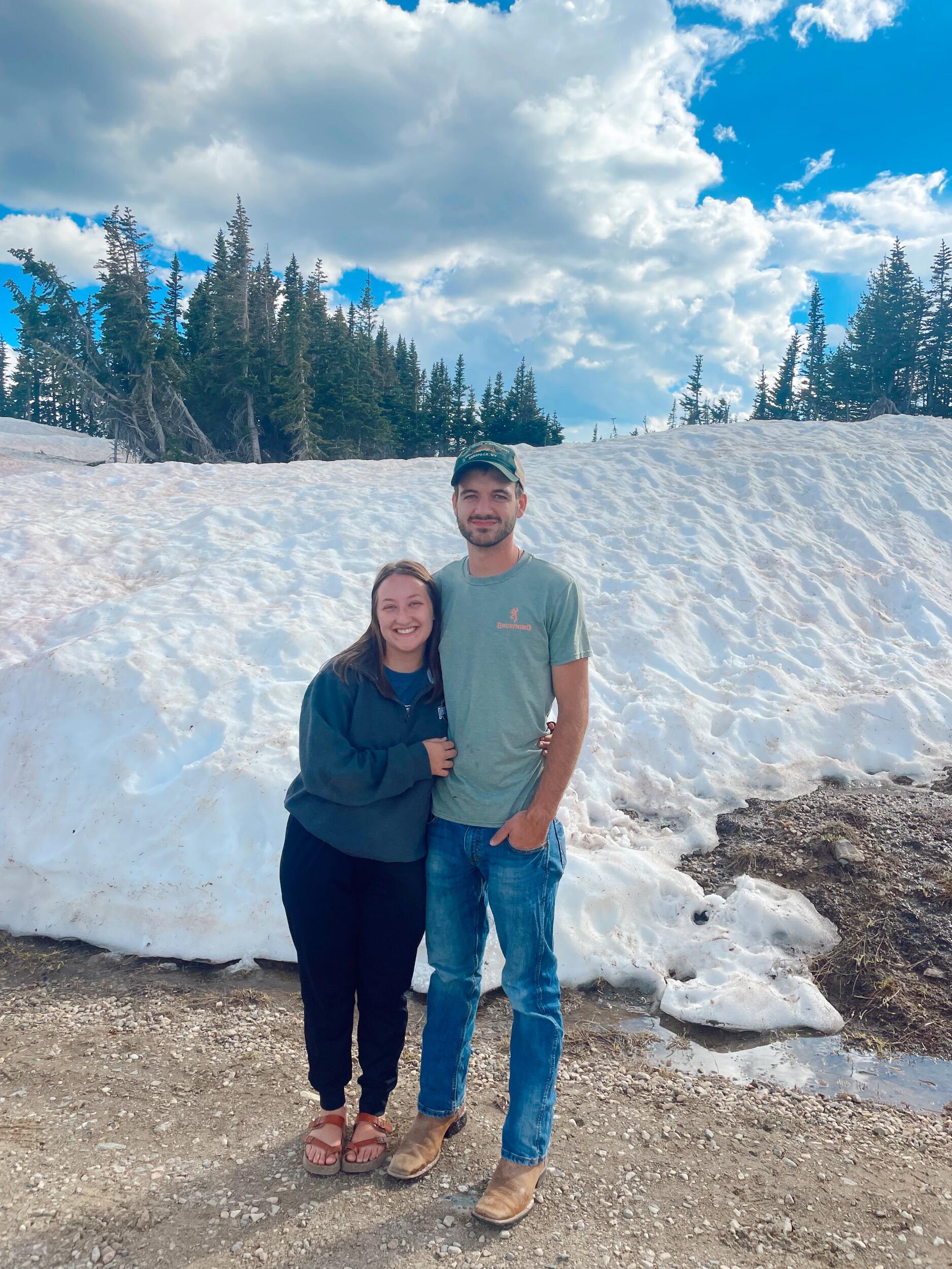 Our first trip across the US together.