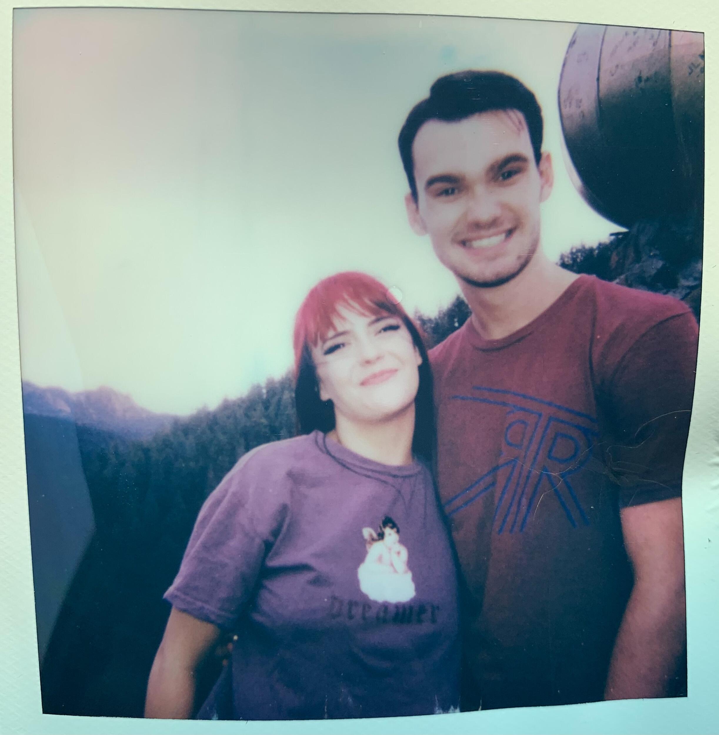 At the top of Bishop Castle the day we became girlfriend and boyfriend!