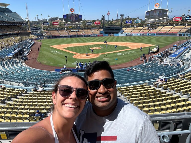Catching a Dodger's game in LA