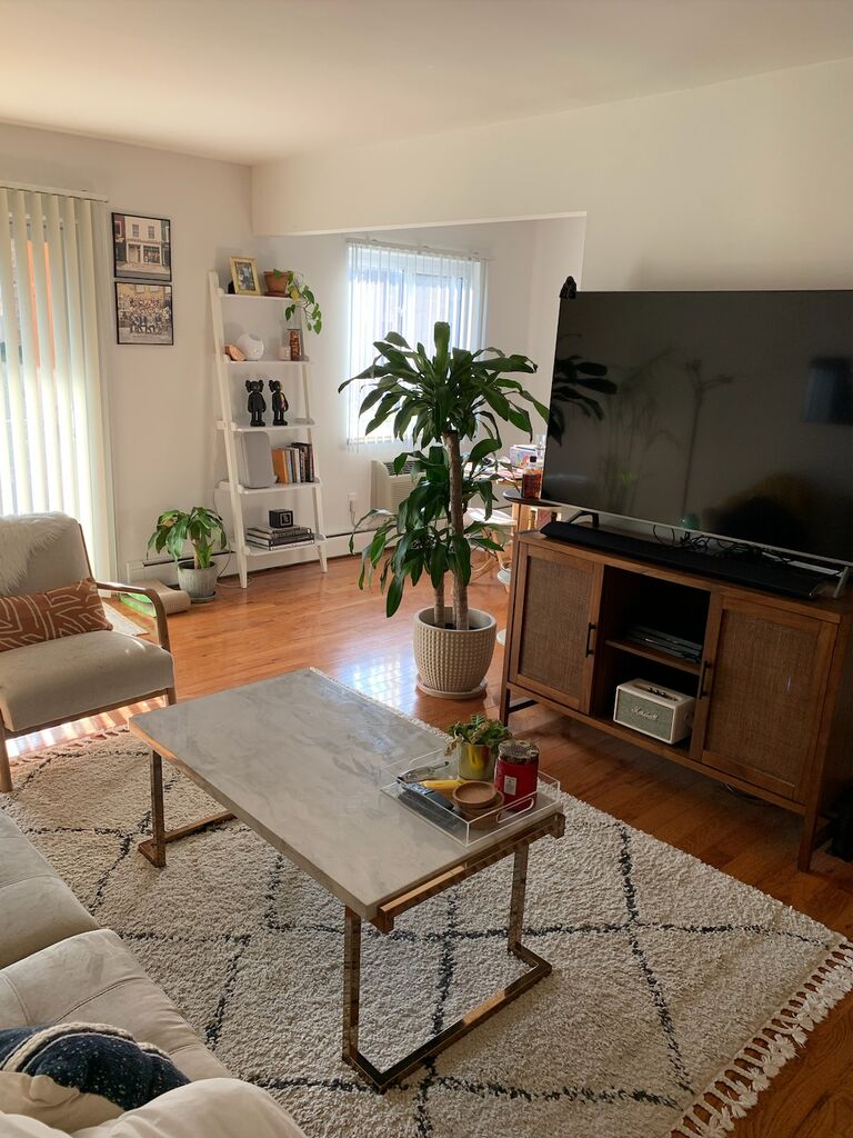 We move into our apartment