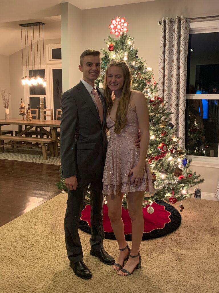 A month later we had our first dance together!