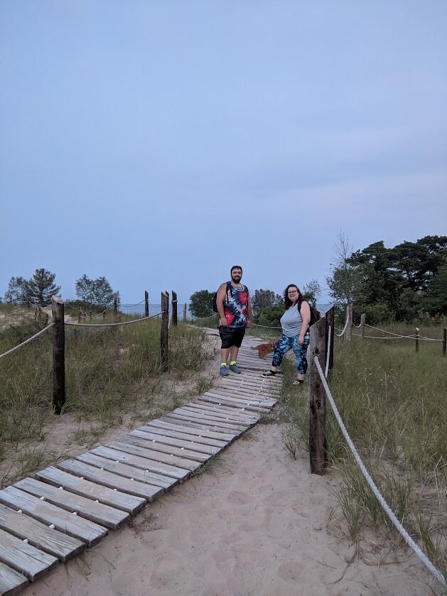 They continued to visit state parks, sometimes with the dogs in tow--other times with Milo! 