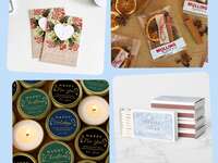 Four winter wedding favor ideas 