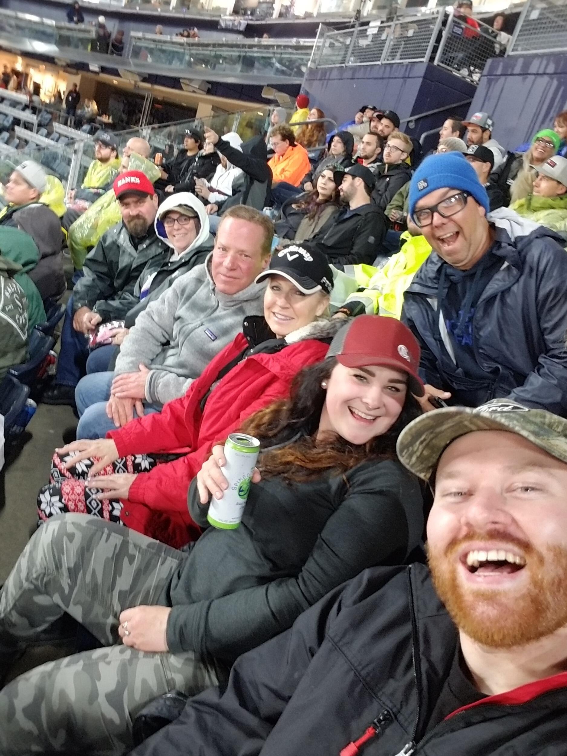 San Diego Supercross with family and some random guy.