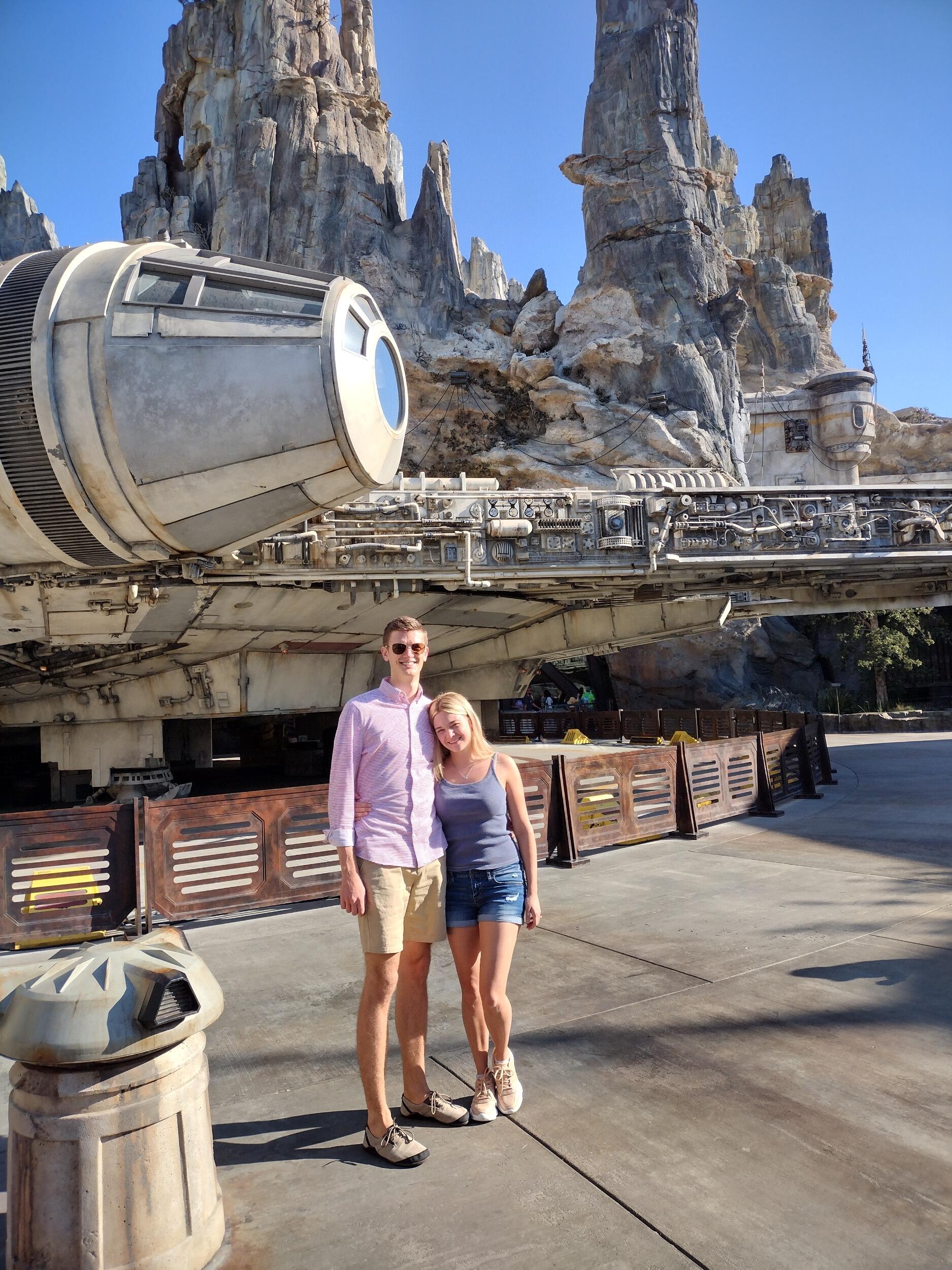 Geeking out in Star Wars land
