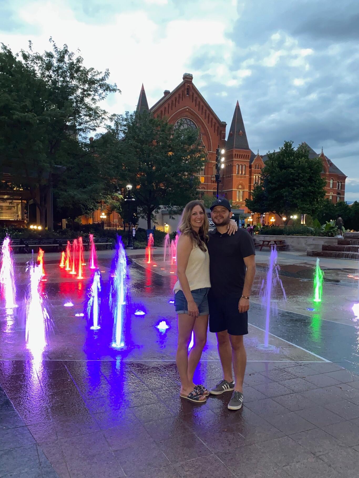 One of our first dates in Washington Park