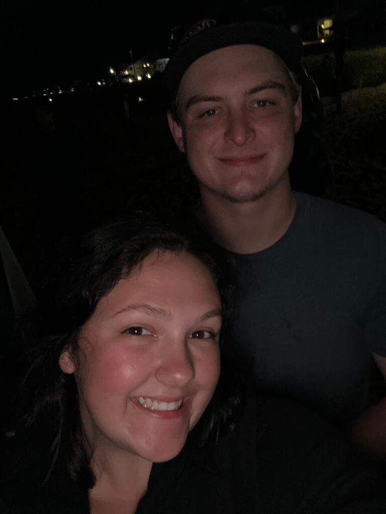 The night we got engaged!