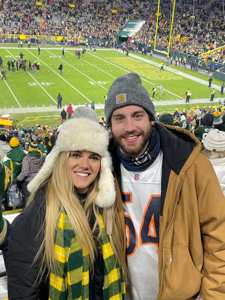 We had our first date on the opening night of the 2020 NFL season. Little did we know of our mutual love for football.