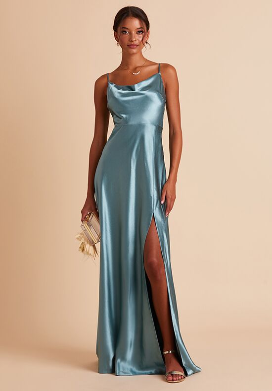 Birdy Grey Lisa Long Dress in Sea Glass Bridesmaid Dress