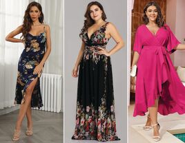 Three Amazon wedding guest dresses