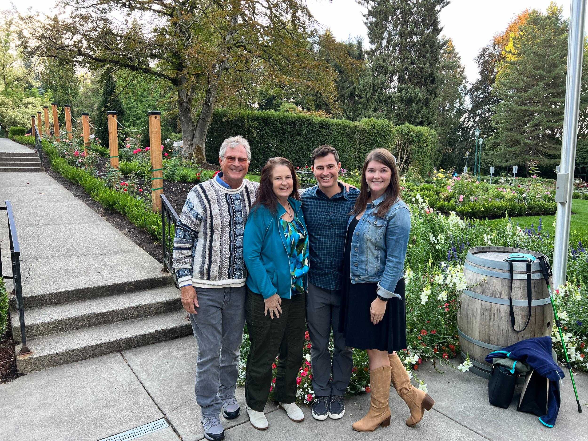 Jackie met Ryan's parents! Bob and Loretta are amazing, and Jackie LOVED them immediately. :) 