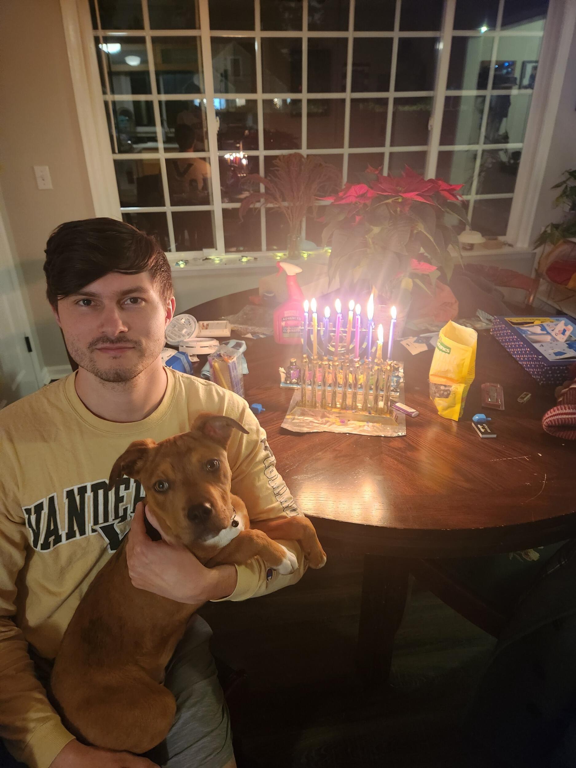 Wally's first Hanukkah 