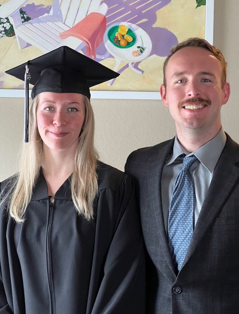 Melanie graduates from WDT with a degree in business and hospitality.