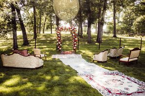 Vintage Wedding Aisle Decorations