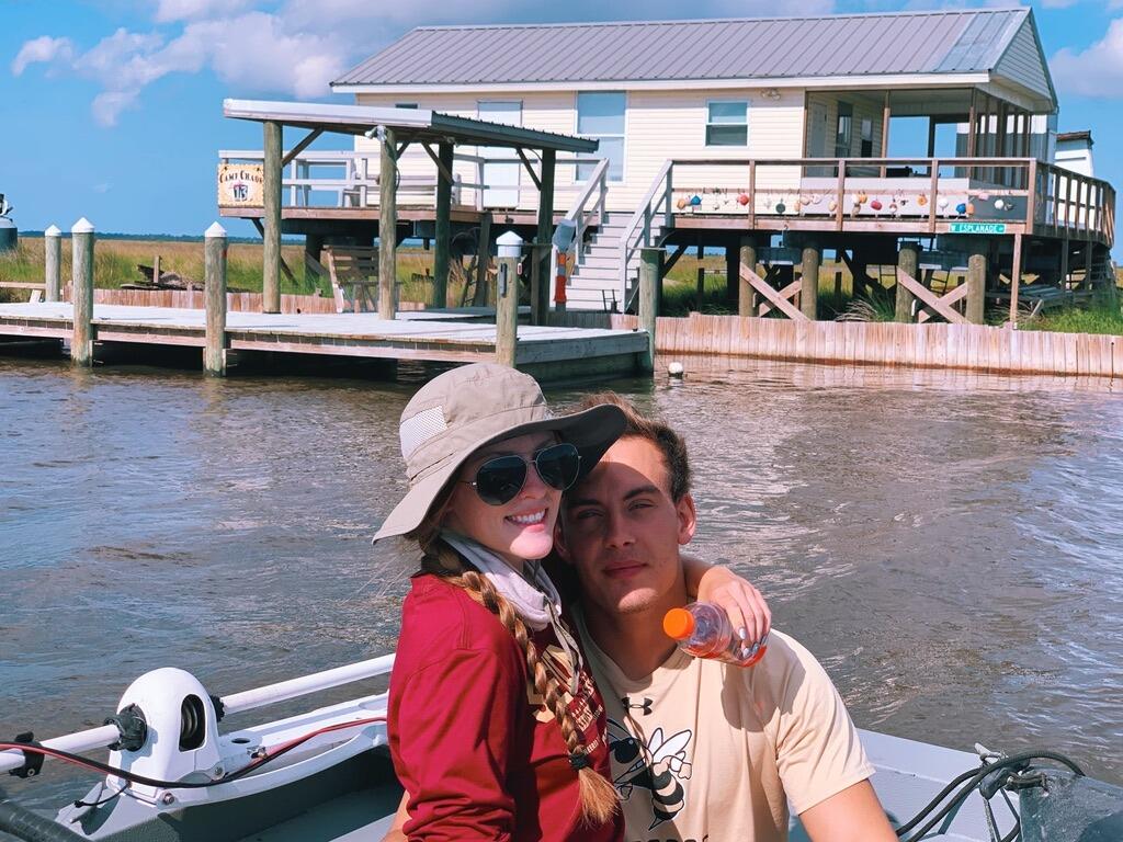 Emma and Brett at the infamous Camp Chaos!