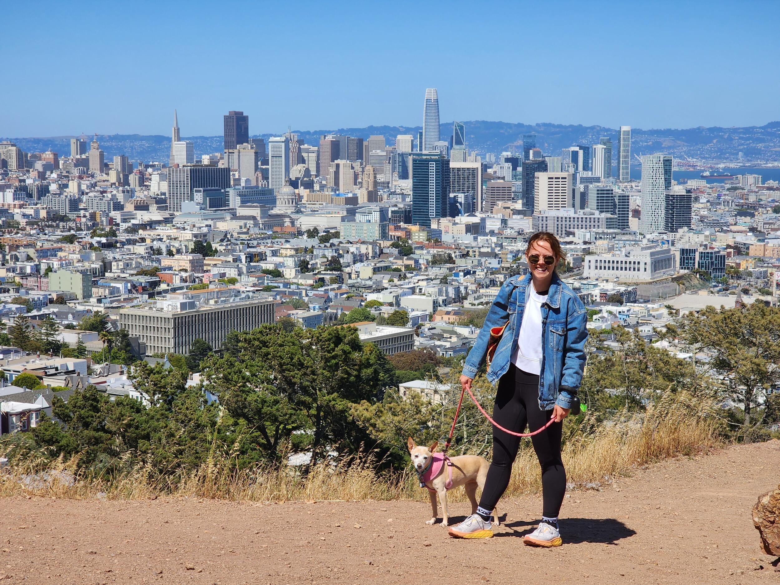 Hiking with Holly through SF's parks