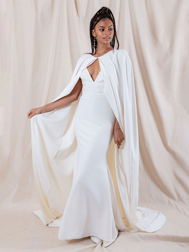 20 Trending Wedding Dresses with Capes & Bridal Capes