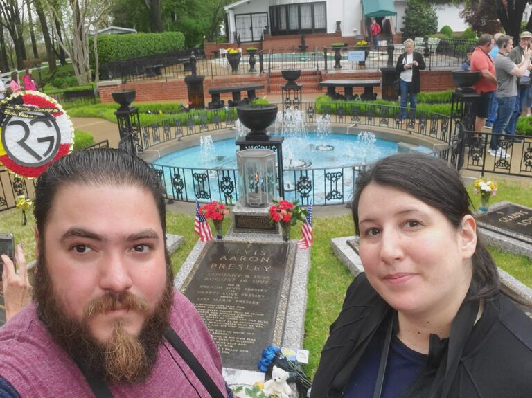 Elvis Presley's Meditation Garden at Graceland Memphis, Tennessee