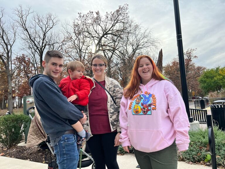We went to the zoo with Jess's family