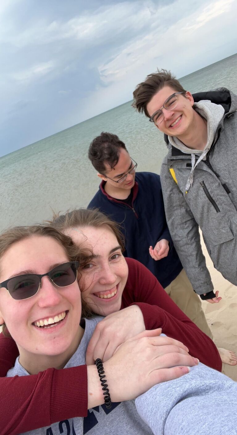 Drove across the state so Abby could see Lake Michigan for the first time