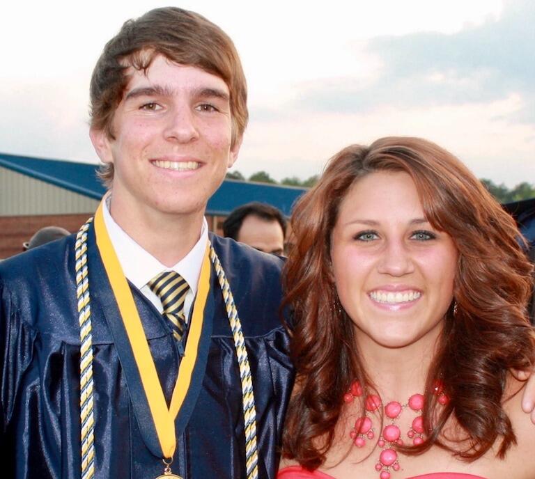 The day Joshua graduated from Jeff Davis High school. Allison and Joshua had always been friends and had no idea years later, a little love flame would spark.