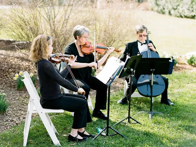 Strings music at wedding ceremony 