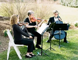 Strings music at wedding ceremony 