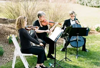 Strings music at wedding ceremony 