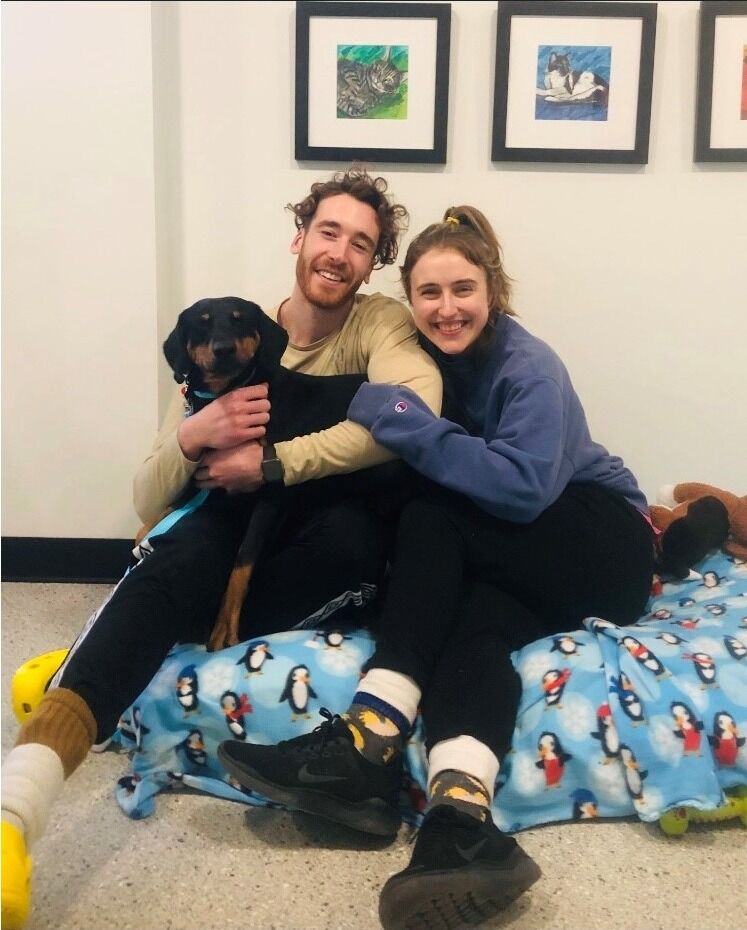 The day we adopted Russ Man