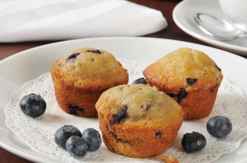 Bluey birthday party ideas - Muffin's mini muffins