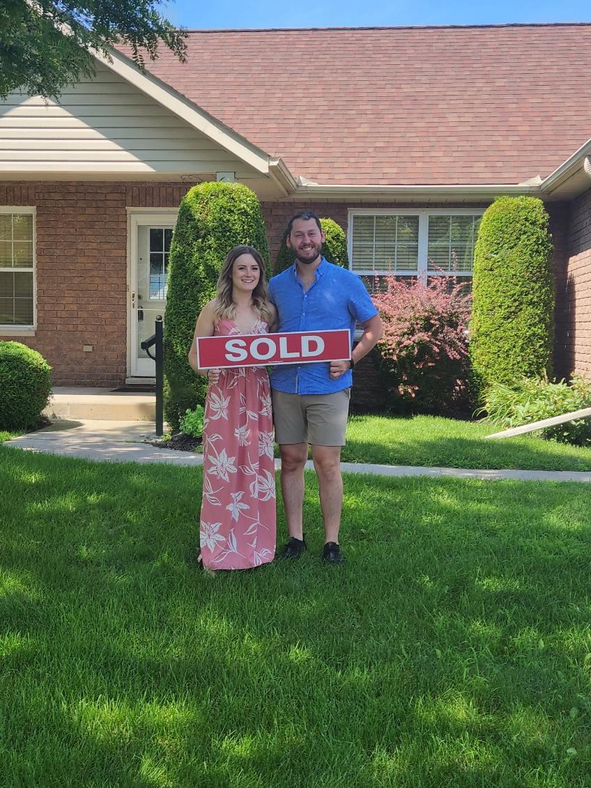 Took possession of our first house! 