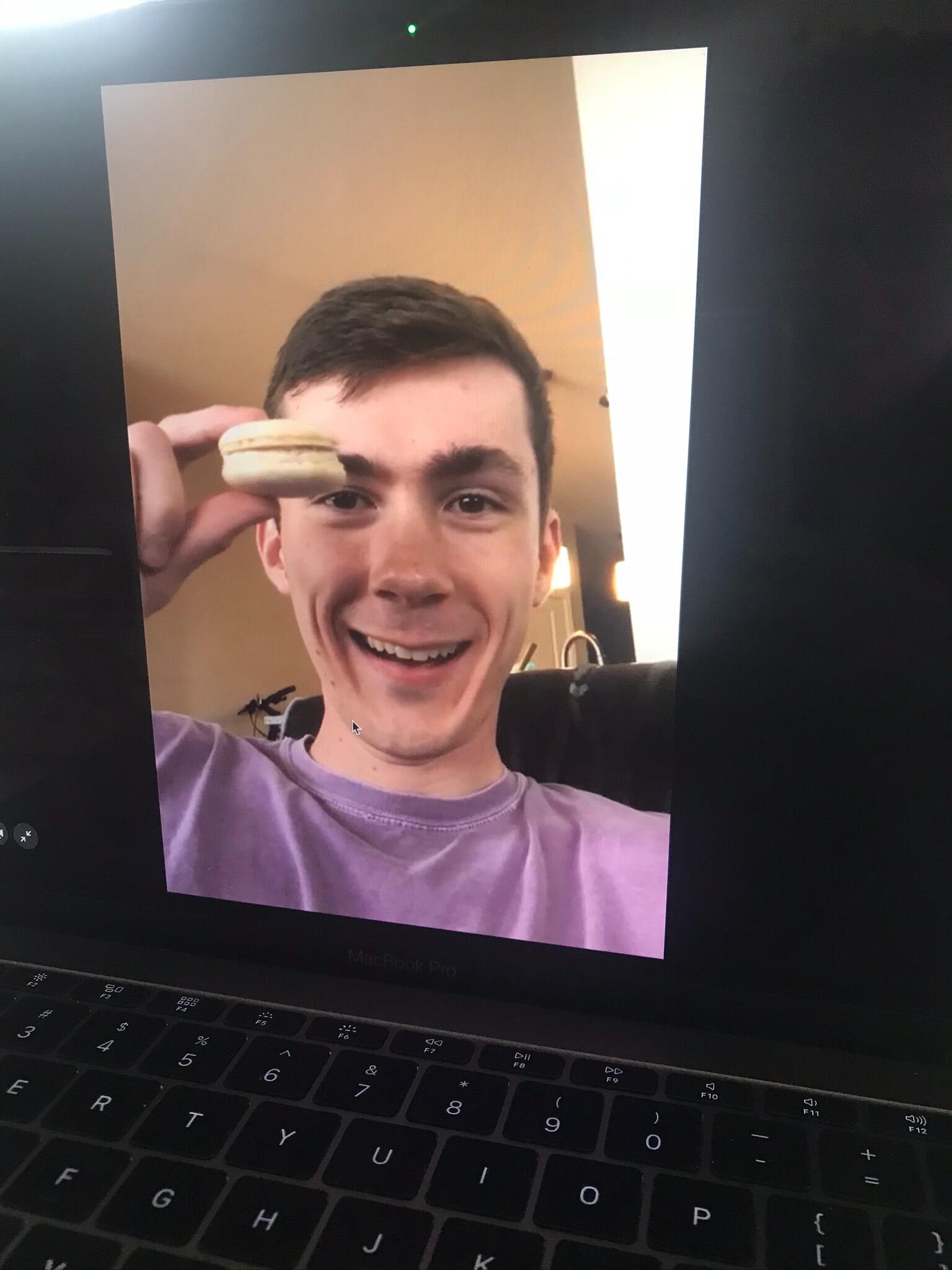 In the midst of an international pandemic, we got creative with a virtual macaron baking date!