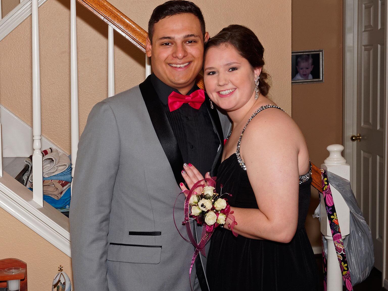 They attended Albert's senior prom. They went and enjoyed the day at the beach in Galveston!