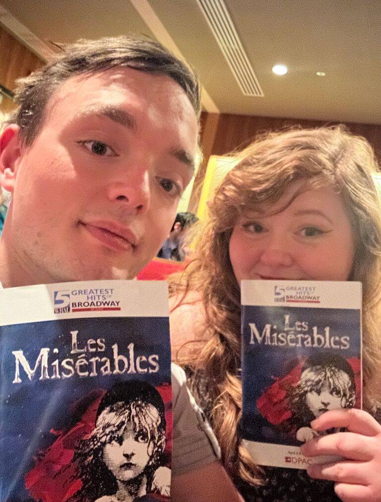 Caleb and Shelby go to see Shelby's favorite musical "Les Miserables"- officially checking everything off "high school" Shelby's dream qualities
