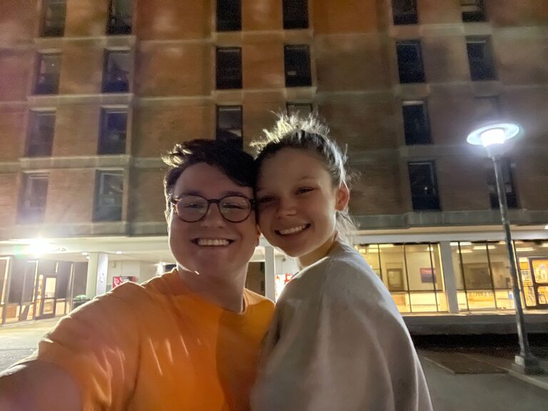 We met as resident assistants for the North/South Carrick buildings at UTK. We started as friends before we started dating but the Carrick's is where it all started!
