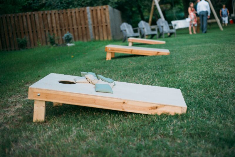 Tailgate themed party ideas - lawn games