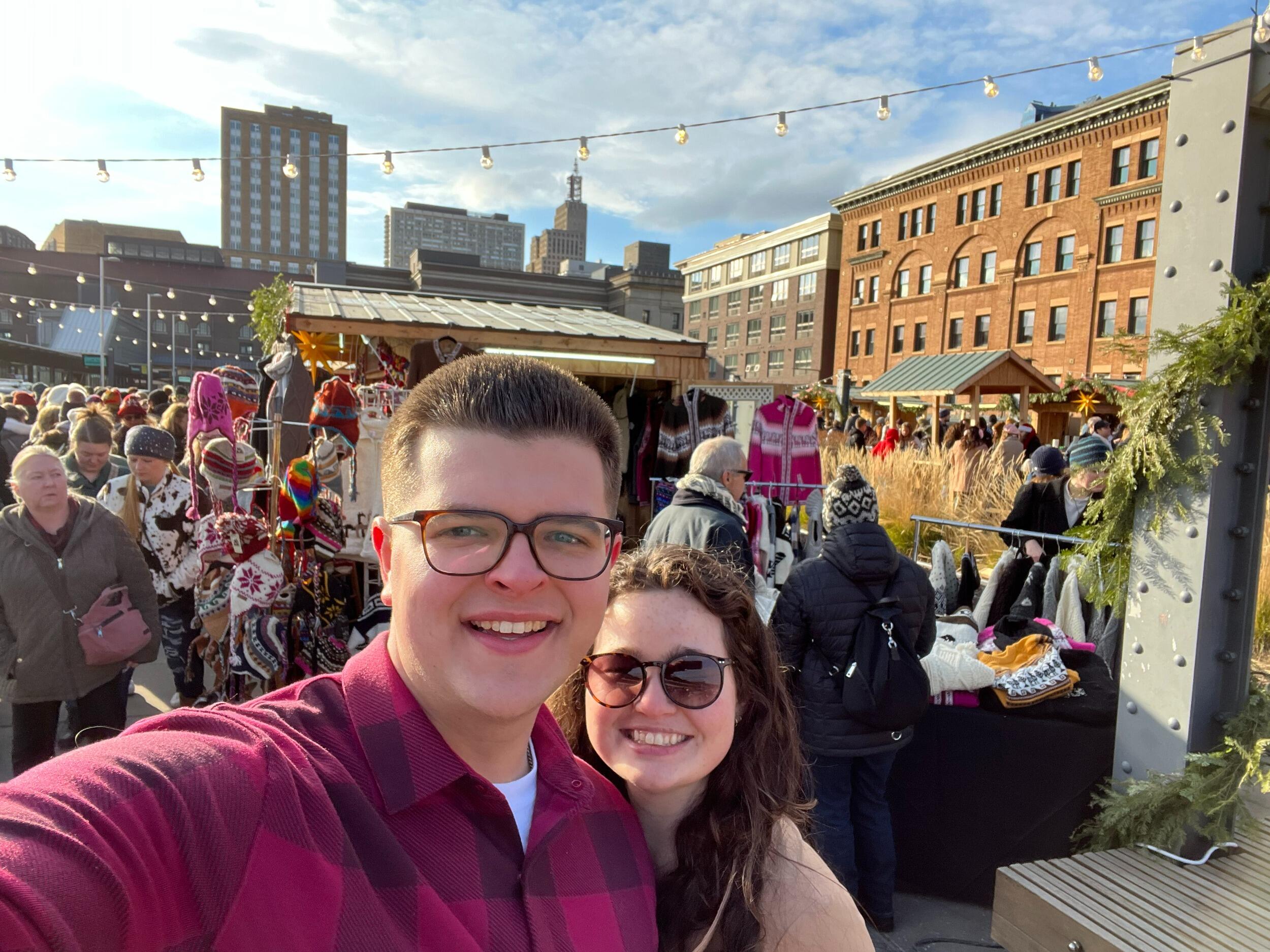 We made a quick trip up to Minneapolis to check out their European Christmas Market, and it was INSANELY busy but so much fun!