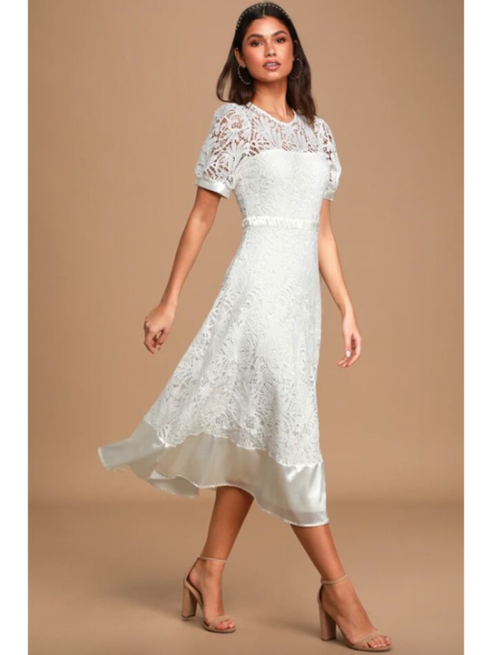 midi bridal shower dress